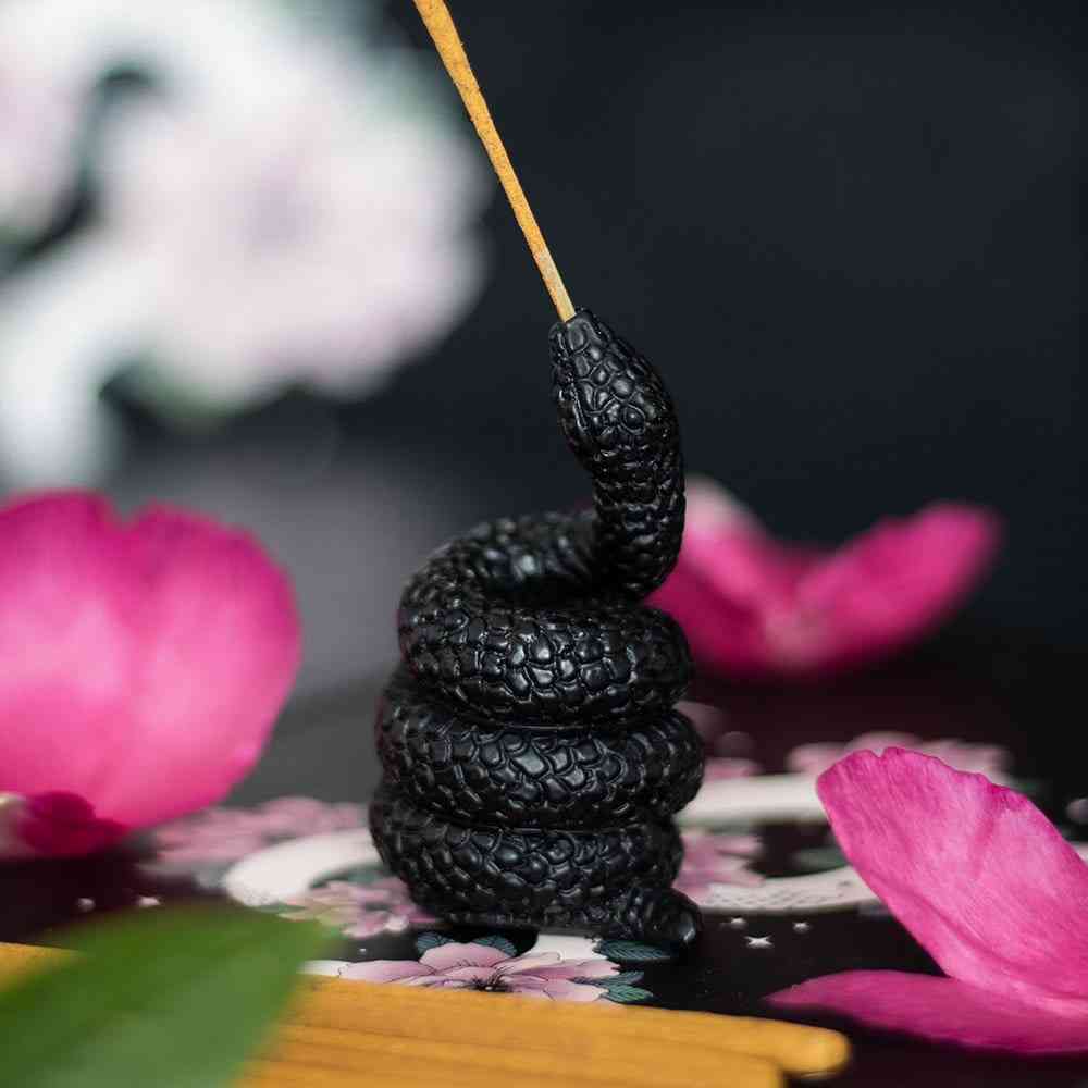 Something Different - Black Snake Incense Stick Holder Porte-encens - Noir